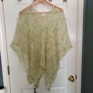 Laundry by Shelli Segal vintage silk shawl